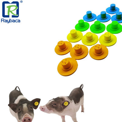 Waterproof Structure Dia 30mm Pig Ear Tags For Farms Management
