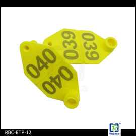 TPU Sheep / Cattle Management Tags , Animal Identification Ear Tags ETP12